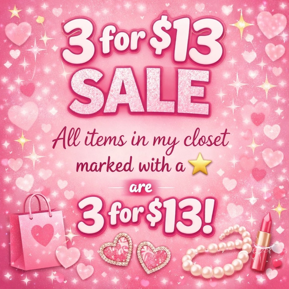 ⭐️ BUNDLE 3 FOR $13 SALE ⭐️